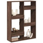 vidaXL Kamerscherm 100x33x135 cm bewerkt hout bruin, Verzenden, Nieuw, Overige houtsoorten