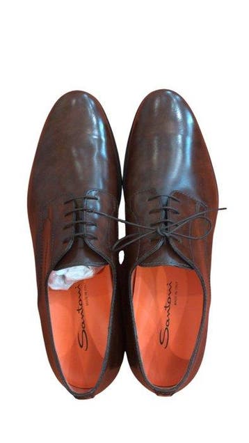 Santoni - Veterschoenen - Maat: EU 45.5 - Nieuw in doos, Nieuw