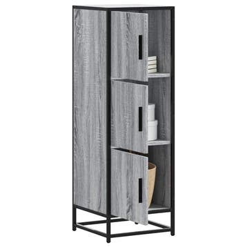 vidaXL buffetkast 35,5x35x106,5 cm bewerkt hout en metaal, Huis en Inrichting, Kasten | Buffetkasten, Verzenden, Nieuw, Overige houtsoorten