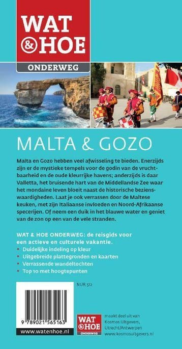 Malta en Gozo / Wat & Hoe onderweg 9789021565163, Boeken, Reisgidsen, Verzenden, Gelezen, Wat & Hoe Onderweg