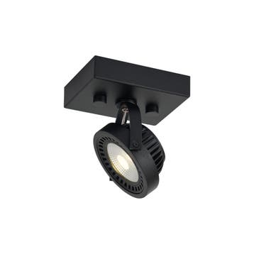 Moderne opbouw spot zwart incl. LED dimbaar - Apollo, Verzenden, Nieuw