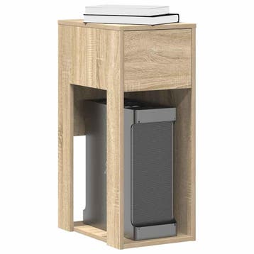 vidaXL Computertorenstandaard met lade 30x44x74 cm sonoma, Huis en Inrichting, Bureaus, Verzenden, Nieuw