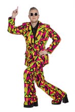 Feestpak Neon Disco  Heren, Ophalen of Verzenden, Nieuw