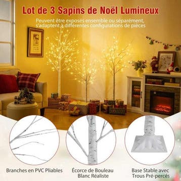 Kerstboom met verlichting - Kunstkerstboom - 120/150/180 cm, Diversen, Verzenden, Zo goed als nieuw
