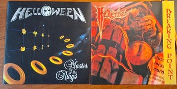 Helloween & Heretic - Breaking Point/Master Of The Rings -, Nieuw in verpakking