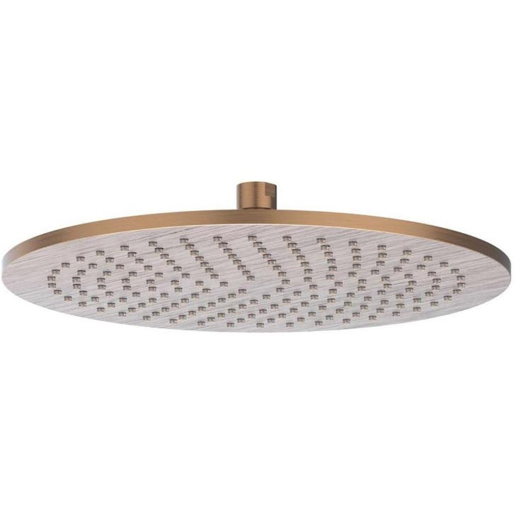 IVY Hoofddouche Medium 30 cm - Geborsteld Mat Koper, Doe-het-zelf en Verbouw, Sanitair, Nieuw, Ophalen of Verzenden