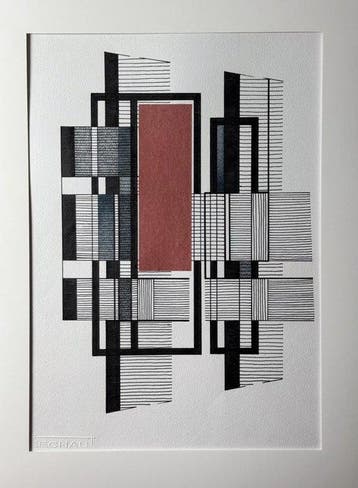 Eugène Eechaut (1928-2019) - Abstract ink composition