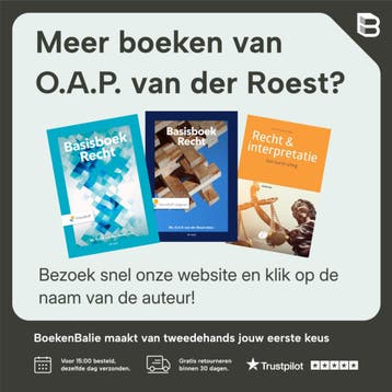 Recht & Interpretatie - O.A.P. van der Roest 9789462513242, Verzenden, Gelezen, O.A.P. van der Roest