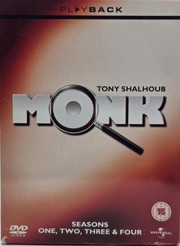 Monk season 1 - 4 (Tony Shalhoub)           Gratis verzenden, Vanaf 12 jaar, Verzenden, Gebruikt, Komedie