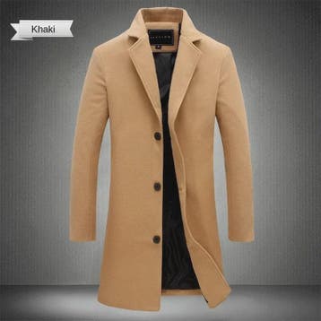 Herentrenchcoat Wolmix - Stijlvolle Lange Winterjas voor Her, Verzenden, Nieuw