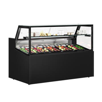 GGM Gastro | Koelvitrine - 1580x910mm - 230 liter - kleur |, Verzenden, Nieuw in verpakking