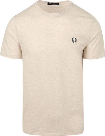 Fred Perry T-Shirt Ecru W50 maat L Heren, Kleding | Heren, T-shirts, Verzenden, Nieuw, Maat 52/54 (L), Fred Perry