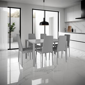 Eetkamerstoelen, kunstleer - grijs, Set van 8, Huis en Inrichting, Stoelen, Verzenden, Nieuw