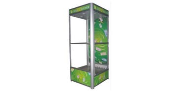 Goedkoop een Wervelwind cabine huren vanaf €114,95,- per dag, Nieuw
