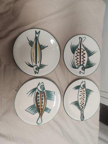 Robert picault - Wandbord (4) - Majolica
