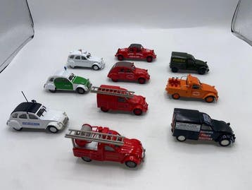Norev 1:43 - Modelauto (10) - Hachette Collectie 2CV Citroën, Nieuw