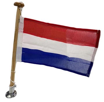 Vlaggenstok 40 cm Set, Watersport en Boten, Ophalen of Verzenden, Nieuw, Zeilboot of Motorboot