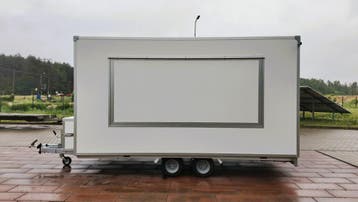 Verkoopwagen MAXI Premium 450x220cm 2700kg Nieuw! Food Truck, Ophalen