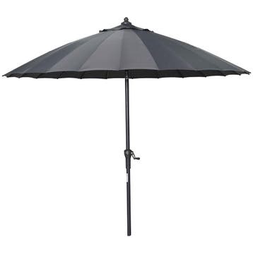 Garden Impressions Parasol Manilla Ø250 cm - donker grijs, Verzenden, Nieuw