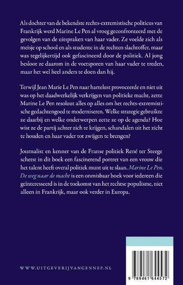 Marine Le Pen 9789461644572 René ter Steege, Verzenden, Gelezen, René ter Steege