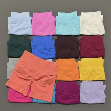 Dames High Waist Push-up Sportshorts - Perfect voor Fitness,, Verzenden, Nieuw
