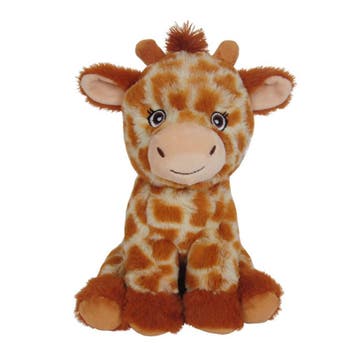 Giraffe Elvira knuffel - pluche - bruin - 24 cm, Verzenden, Nieuw