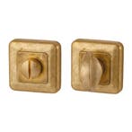 WC-badkamersluiting Qbe 8mm - messing getrommeld, Verzenden, Nieuw
