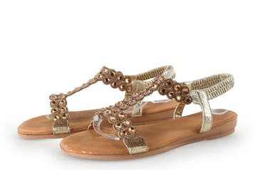 Dolcis Sandalen in maat 38 Goud, Dolcis, Overige kleuren, Verzenden, Sandalen of Muiltjes