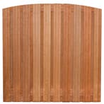 Schutting Tuinscherm Dronten 180 toog Hardhout Geschaafd RVS, 1 tot 2 meter, Minder dan 3 meter, Nieuw, Ophalen of Verzenden