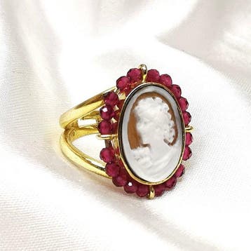 Zilver - Ring - Italiaans vakmanschap, Antiek en Kunst
