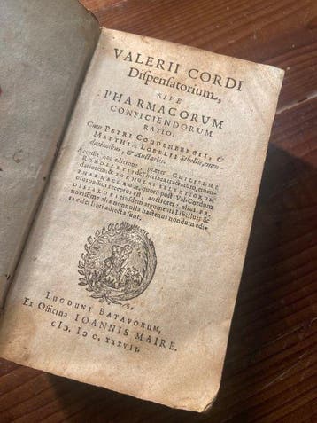 Valerius Cordus - Dispensatorium sive Pharmacorum