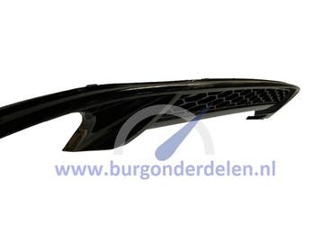 Diffuser Met 2X Uitlaat Gat Hoogglans Zwart Geschikt Voor..., Volkswagen, Nieuw, Ophalen of Verzenden, Achter