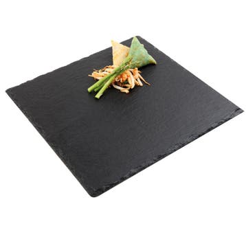 GGM Gastro | (6 stuks) Leistenen serveerschaal - 300x300mm -, Verzenden, Nieuw, Kom(men)