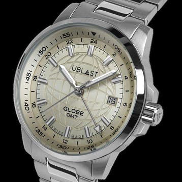 Ublast - Globe GMT - Swiss Made - Zonder minimumprijs -, Nieuw