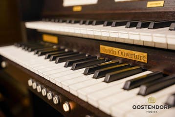 Content Mondri Ouverture donker noten, Muziek en Instrumenten, Orgels, Zo goed als nieuw