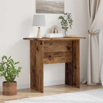 vidaXL Wandtafel Oudhout 93 x 40 x 75 cm Bewerkt hout, Huis en Inrichting, Tafels | Salontafels, Verzenden, Nieuw, Overige houtsoorten