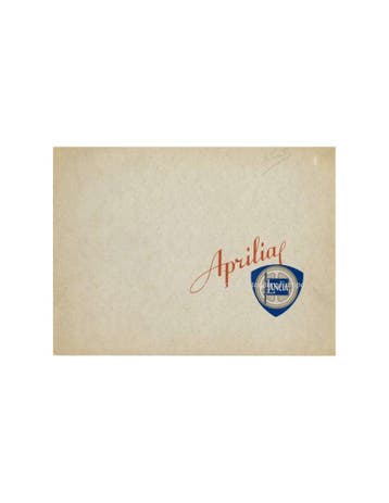 1938 LANCIA APRILIA BROCHURE FRANS, Nieuw, Author