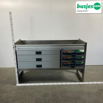 Aluca bedrijfswageninrichting 1500x529x950mm (3161), Ophalen of Verzenden