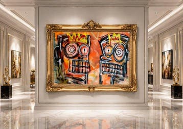 Timo Wedell - Chromatic Crowned Faces - XXL - Hommage