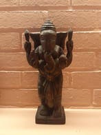Ganesha - Hout - India - mid 20th century, Antiek en Kunst