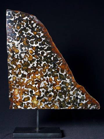 Sericho meteoriet Pallasiet - Hoogte: 15 cm - Breedte: 16.5, Verzamelen