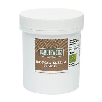 BrandNewCake Rogge Desemstarter Poeder Biologisch 180g, Verzenden, Nieuw
