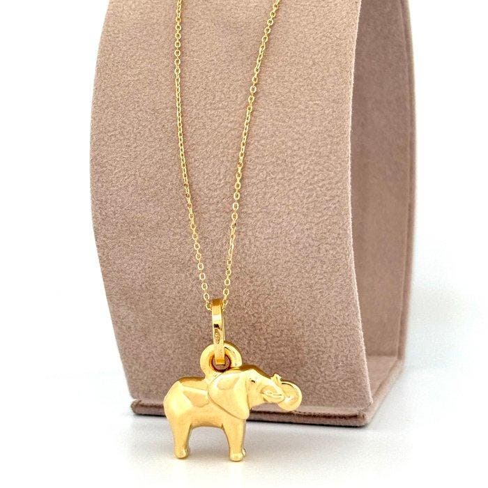 Vieri - Halsketting - Elefante - 18 karaat Geel goud, Sieraden, Tassen en Uiterlijk, Kettingen