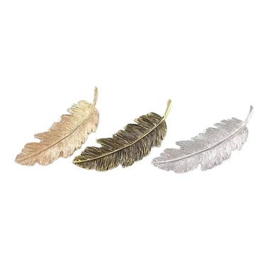 VSE haarspeld/clip veer 9 cm brons, Sieraden, Tassen en Uiterlijk, Ophalen of Verzenden, Nieuw