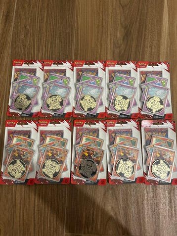 Pokémon - 10 Blisterverpakking - Destined Rivals Blister, Hobby en Vrije tijd, Verzamelkaartspellen | Pokémon, Nieuw