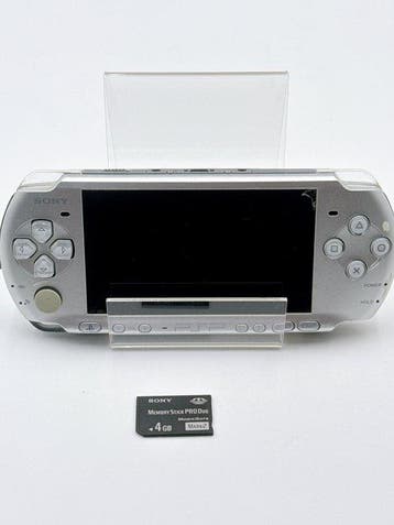 Sony - Sony PSP-3000 Mystic Silver Console - Working - 4GB, Nieuw