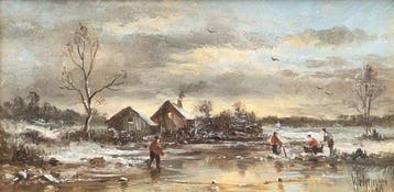 Herbert Wehringer (1926-2017) - Winterlandschaft am