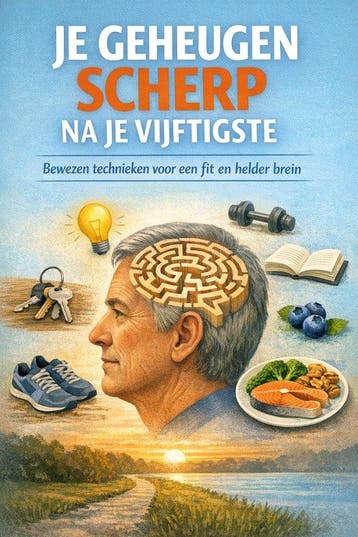 9789465192826 Je Geheugen Scherp na je Vijftigste, Verzenden, Nieuw, B.V.