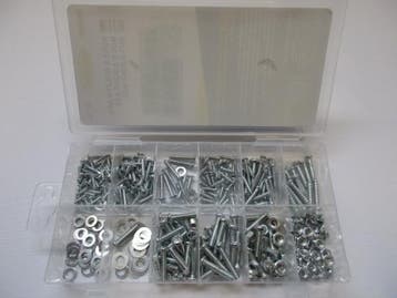 Veiling - Assortiment Bout en Moer 347-delig, Nieuw
