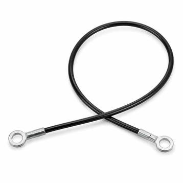Veiligheidskabels zwart 50cm met ogen, Verzenden, Nieuw